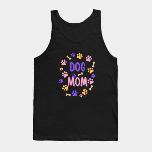 Dog Mom Paws and Bones Tank Top